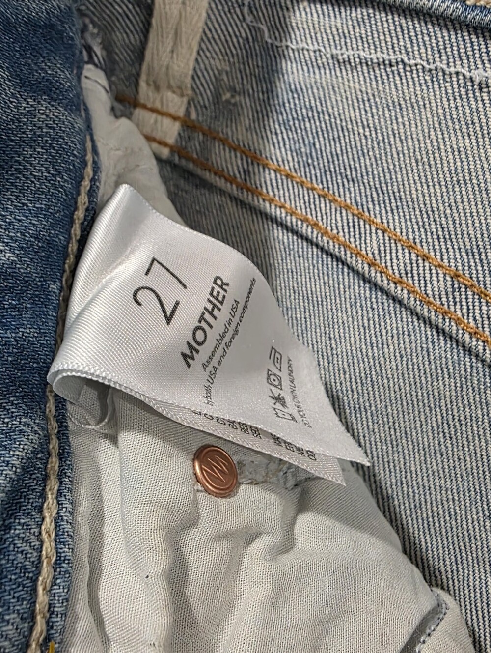 New! Mother The Half-Pipe Ankle Fray Barrel Jeans - Picture 6 of 8